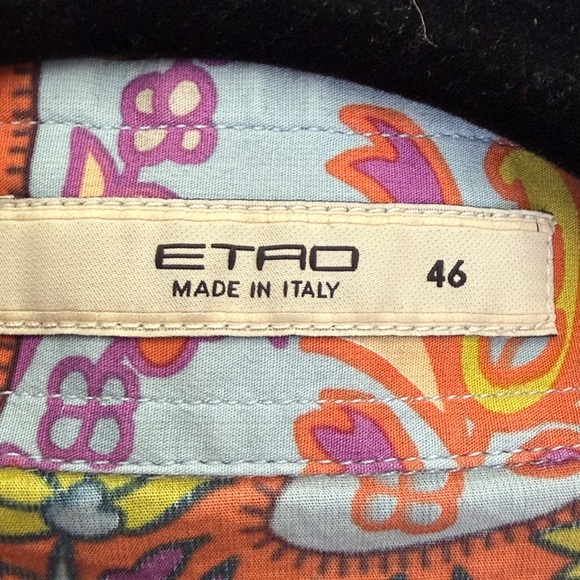 Etro paisley button down shirt - Picture 2 of 10